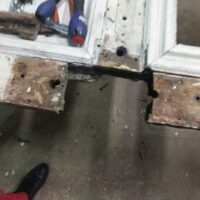 Restauration d’une porte de château