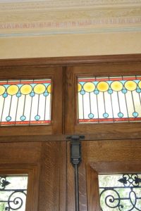 rénovation fabrication portes anciennes vitrée
